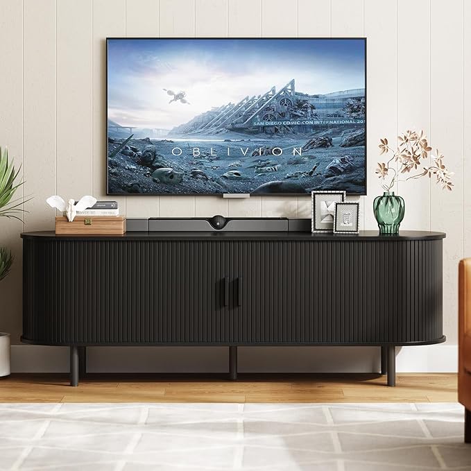 ONBRILL 63" TV Stand with Power Outlet