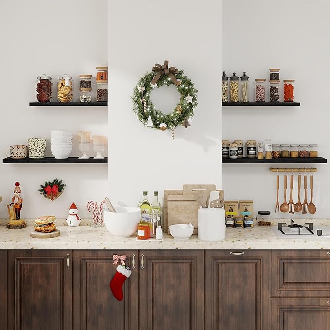 Fun Memories Floating Shelves for Wall, 40 Inch Floating Shelves for Home Decor