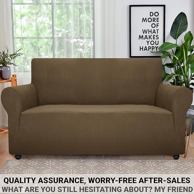 ZNSAYOTX Super Stretch Couch Cover Love Seat Sofa Covers