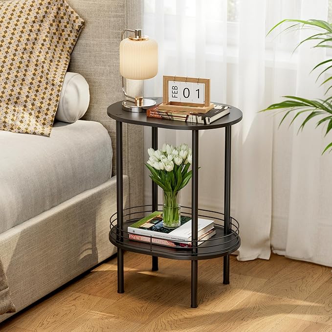 Small Modern Oval Side Table