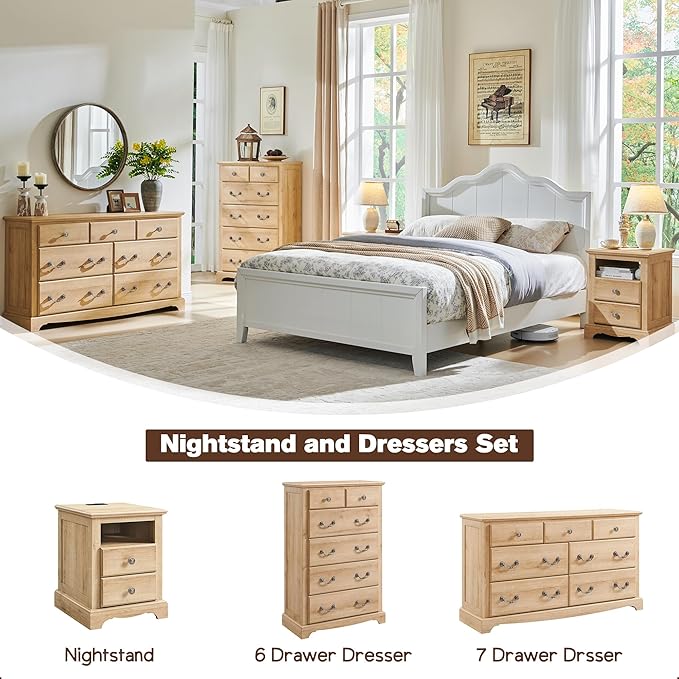 T4TREAM 7 Drawers Dresser Chests