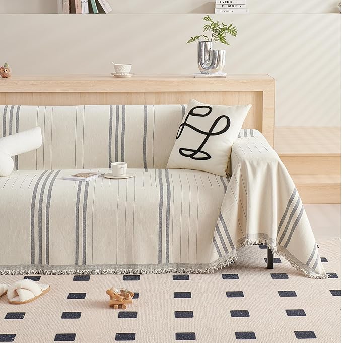 DREAMINGO Chenille Armchair Cover Jacquard Sofa Covers Washable Furniture