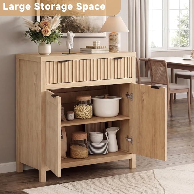 Fatmok Fluted Buffet Cabinet