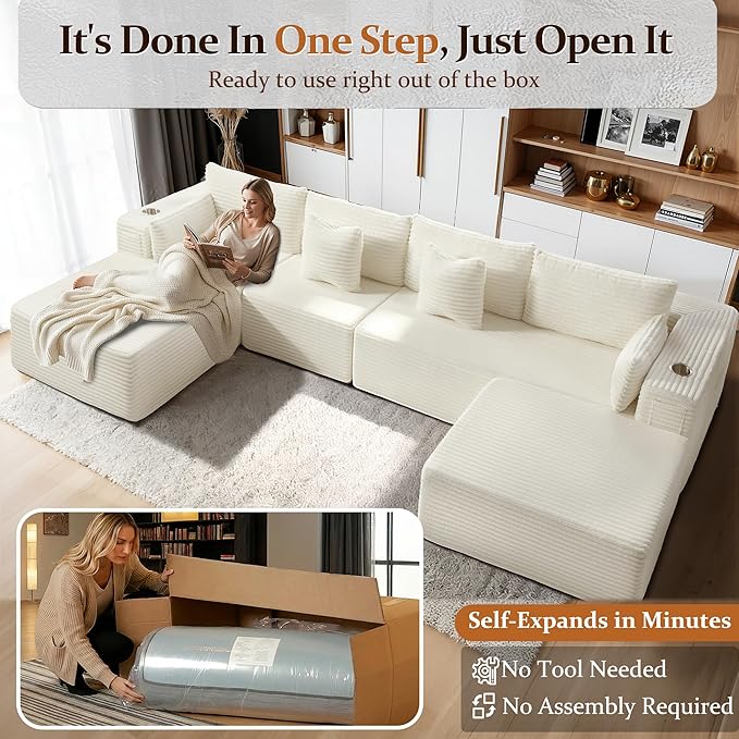 30" Cloud Sectional Couch Single Seat