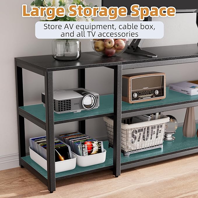 Aquzee 85 inch TV Stand, Entertainment Center