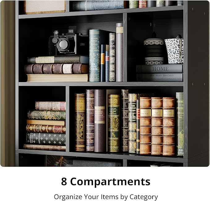 IRONCK Book Shelf, Tall Bookshelf
