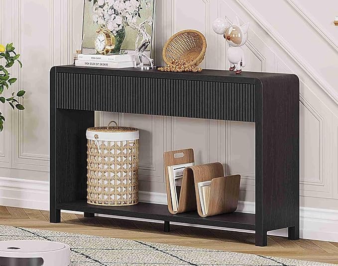 FATORRI Console Table for Entryway, Modern Sofa Table