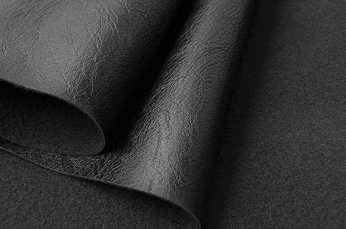Wento Thick 3 Yard Faux Leather Fabric Soft Skin Grain PU Leather Fabric