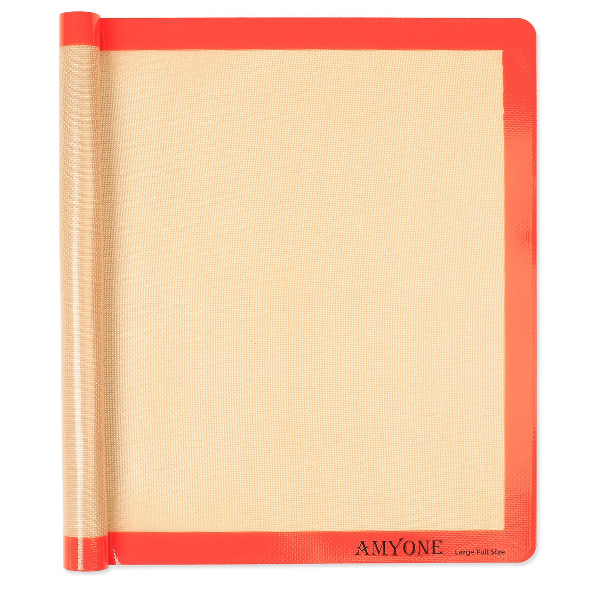 AMYONE Silicone Baking Mats for Full Size Sheet Pan, Non-Stick Silicone Baking Sheet Liners for Cookies/Pastries/Chicken/Vegetables, Food Grade Silicone Mat for 18 x 26-inch Full Baking Pans, 1 PCS