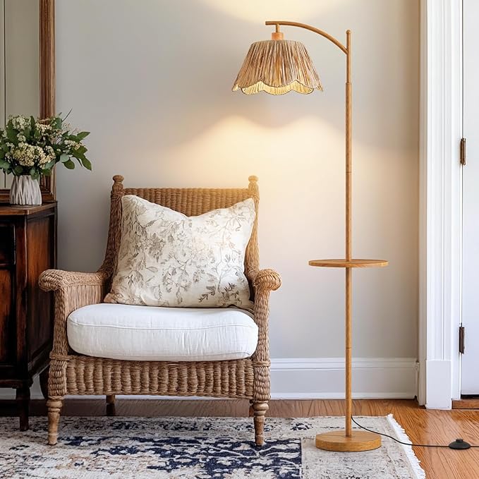 Oneach 63.5" Floor Lamp with Table