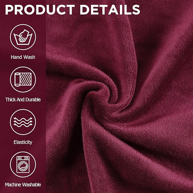 Peryiter 3 Pcs Couch and Loveseat Covers Set Sofa Cover