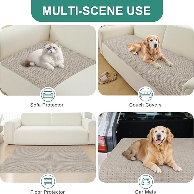 Foxdecor Dog Bed Cover Pet Couch Covers