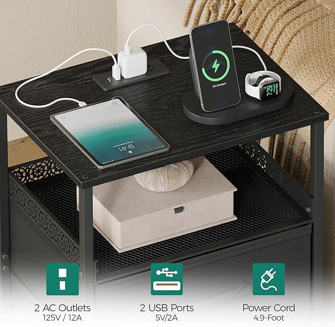 JARHETUN Night Stand Set 2