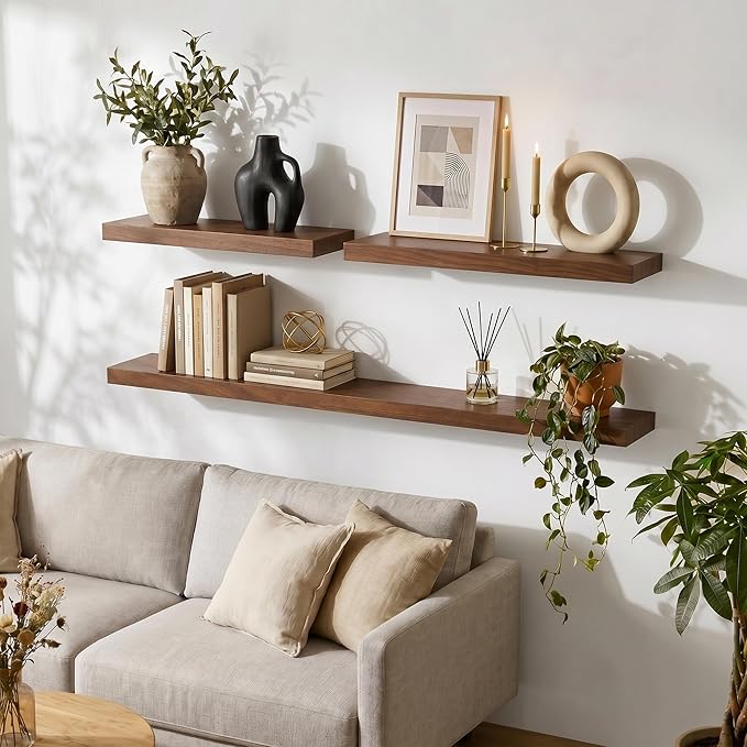 fuqing Wood Floating Shelves | 24 Inch Floating Shelves