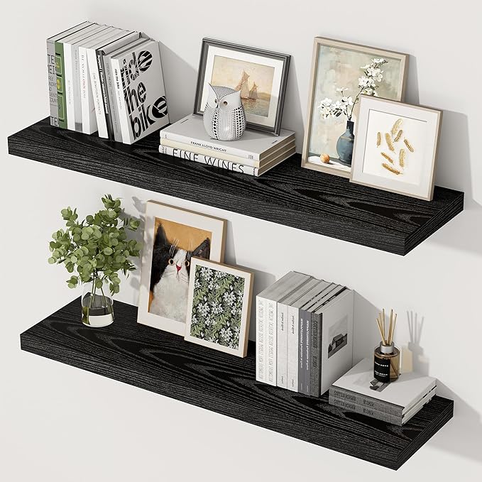 36 Inch Floating Shelves, 12 Inch Deep Floating Shelves