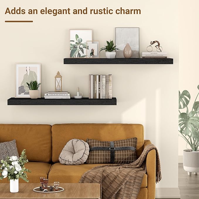 24 Inch Floating Shelves, 12 Inch Deep Floating Shelves