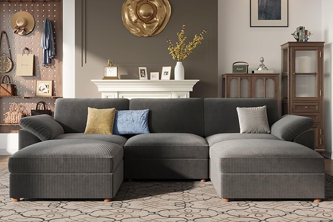 EASE MOOSE Oversized Modular Sectional Sofa, Extra Large L Shape Sectional