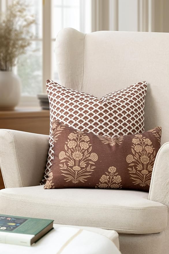 Crumbs Home Modern Farmhouse California Casual Indoor Outdoor Lumbar Pillow