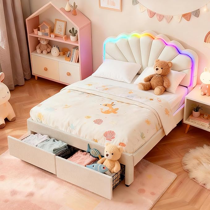 Full Upholstered Children’s Bed
