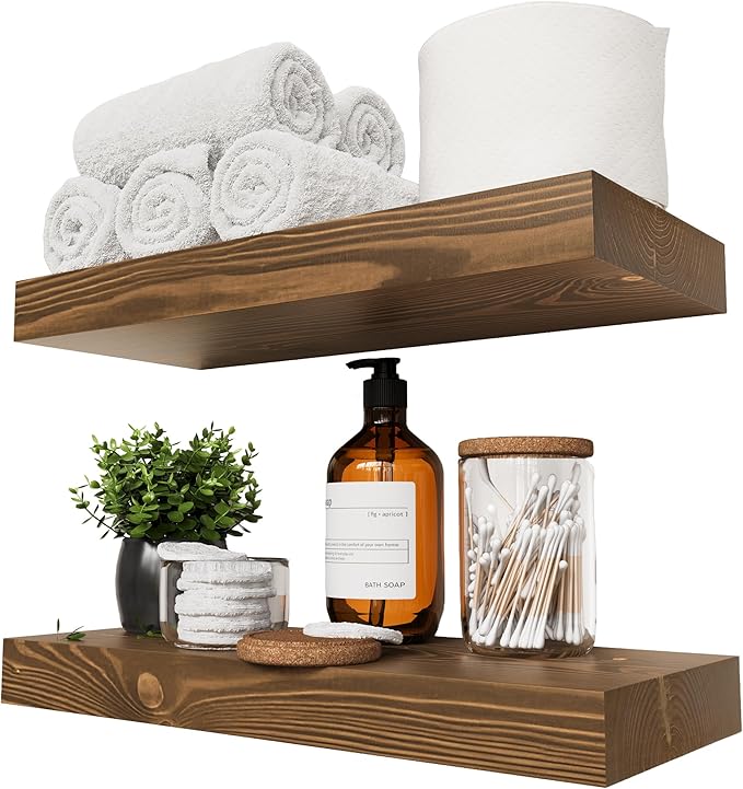 BAOBAB WORKSHOP Wood Floating Shelves