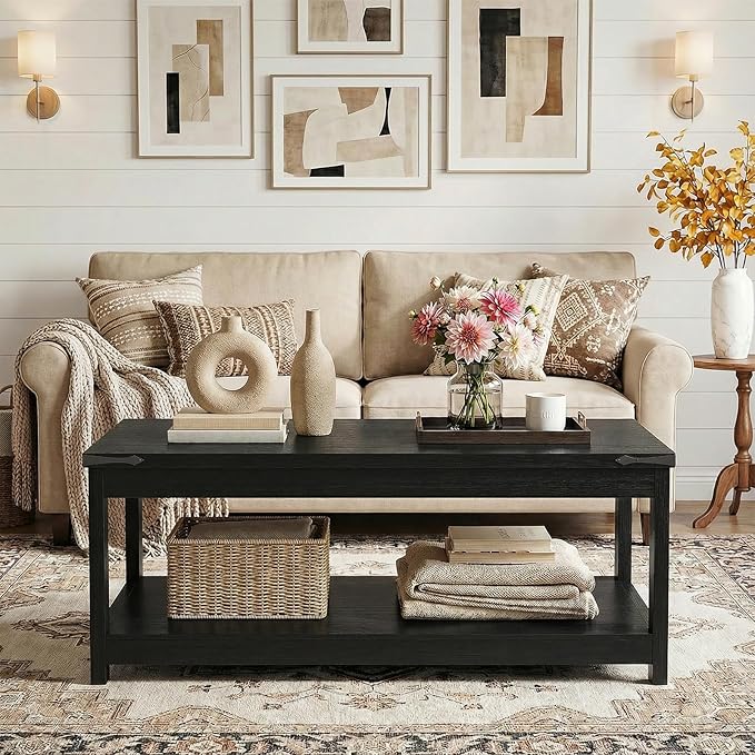 Homieasy 43.3” Rectangular Coffee Table