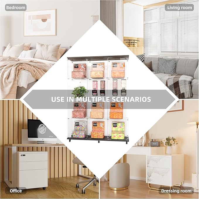 Beauty4U Glass Display Cabinet