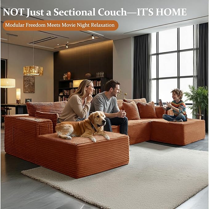 37" Cloud Sectional Couch Ottoman
