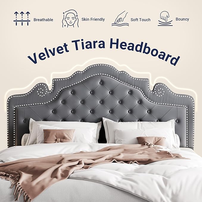 Allewie Queen Size Bed Frame
