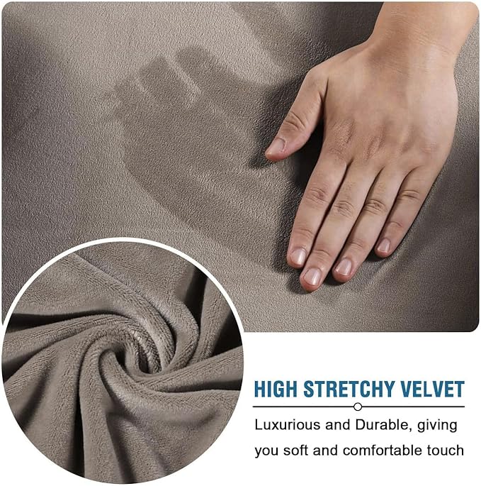 H.VERSAILTEX Rich Stretch 2 Piece Chair Cover Chair Slipcover Sofa Cover