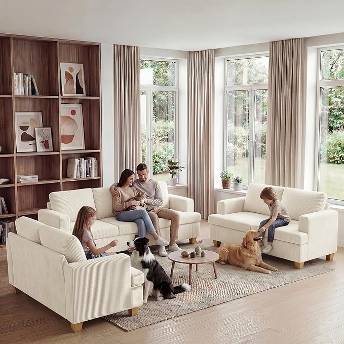 Apicizon 89'' 3-Seat Sofa Couch