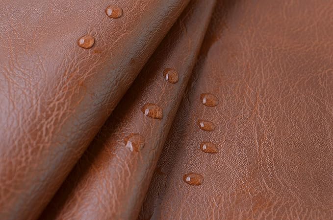 Wento Thick 3 Yard Faux Leather Fabric Soft Skin Grain PU Leather