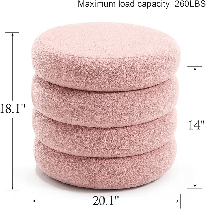 Flouki Round Ottoman, Ottomans