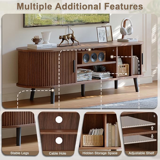 ChooChoo Mid Century Modern TV Stand