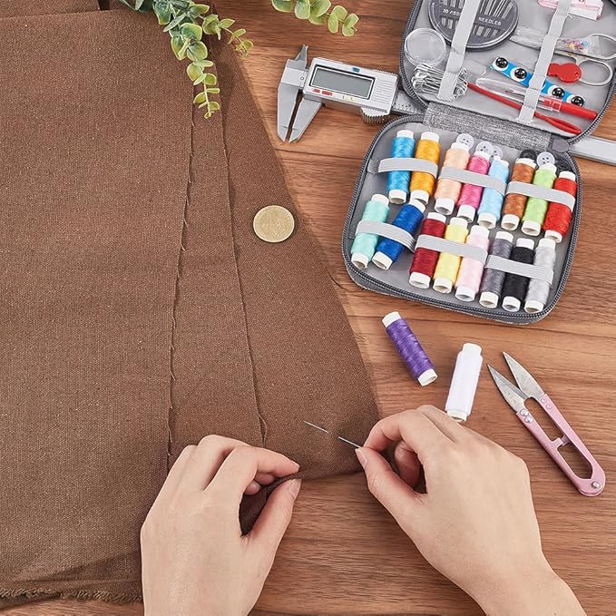 59 Inch Dark Brown Quilting Linen Type Cloth Fabric by The Yard Blend Solid