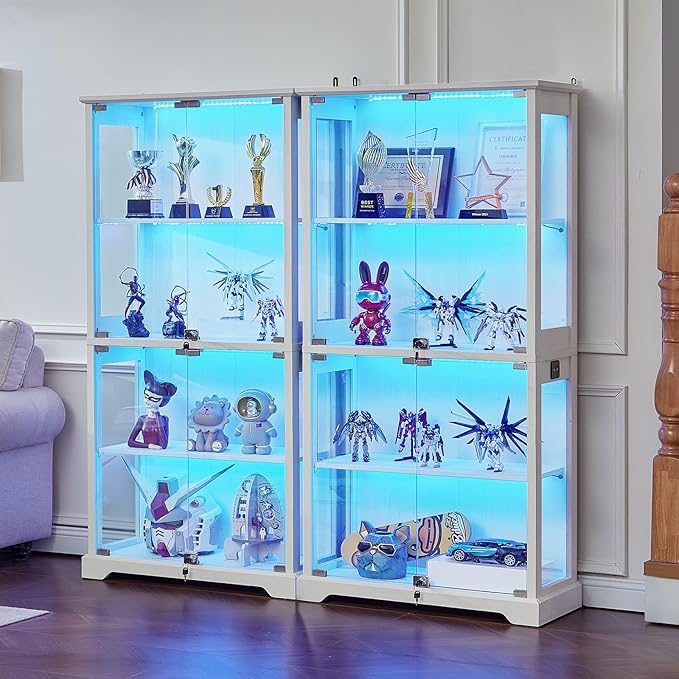 LELELINKY Farmhouse Display Cabinet