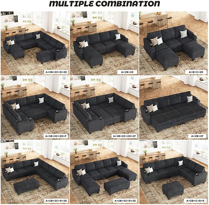Belffin Standard Ottoman with Storage