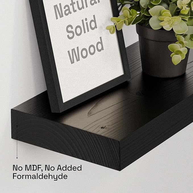BAOBAB WORKSHOP Wood Floating Shelves