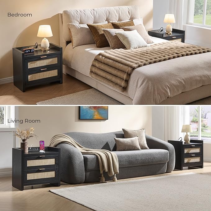 SICOTAS Night Stand Bedside Table