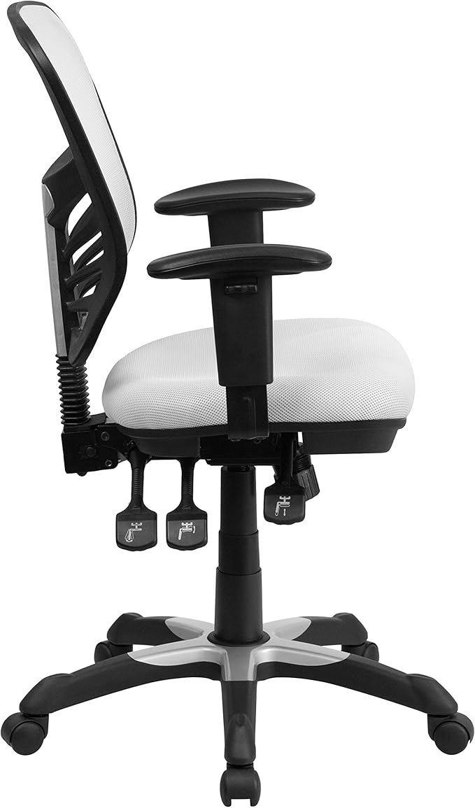 Flash Furniture Nicholas Mid-Back Swivel Office and Gaming Chair, Ergonomic