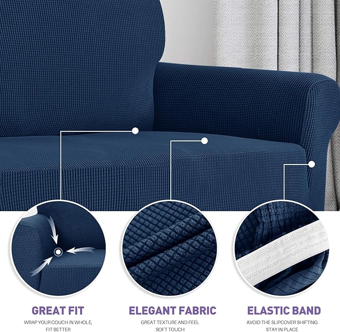 ZNSAYOTX Stretch Oversized Couch Cover Universal Sofa Covers