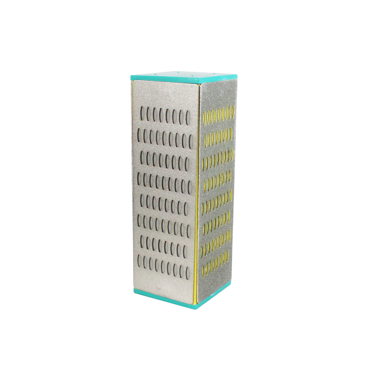 HFS(R) 4-Way Diamond Knife Sharpener Hone Sharpening Stone Industrial Grade 200 to 600 Grit Non-Slip Rubber Base 6" x 2"