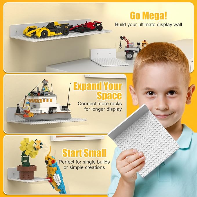 BlissBox 12-Pack Floating Shelves