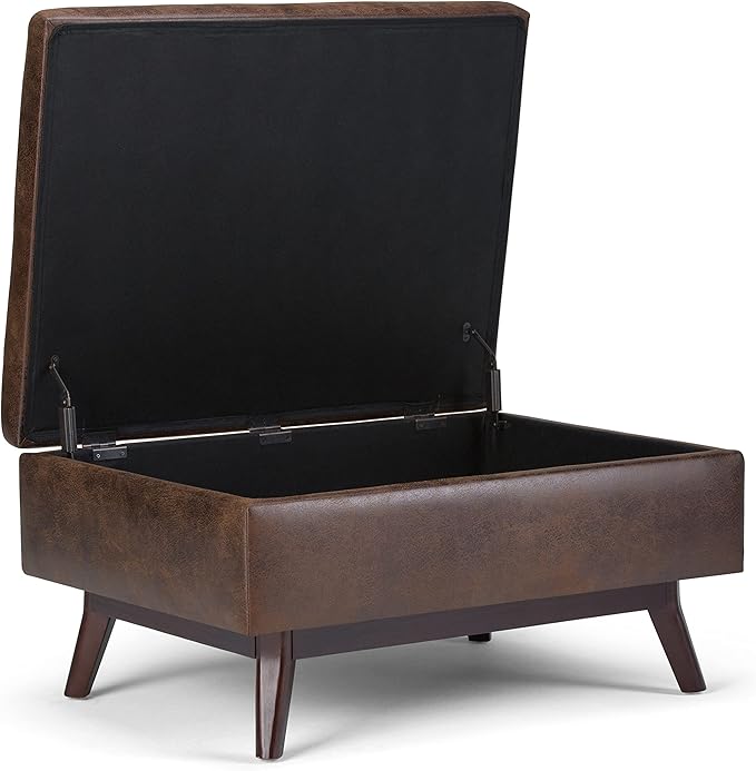 SIMPLIHOME Owen Coffee Table Storage Ottoman