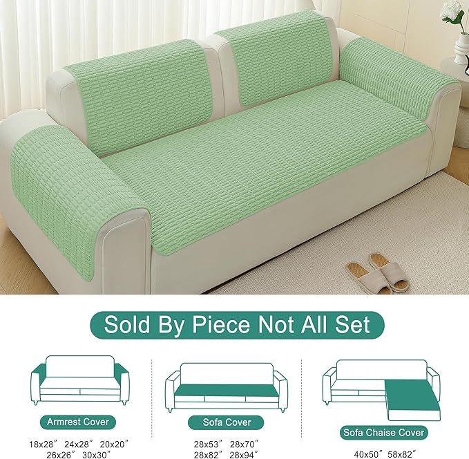 Foxdecor Couch Cover Sofa Covers Washable, Dog Bed Cover Couch Covers