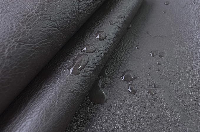 Wento Thick 2 Yard Faux Leather Fabric Soft Skin Grain PU Leather Fabric