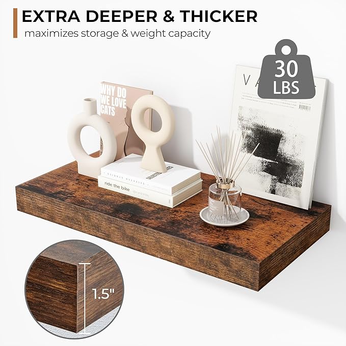 Fun Memories 16 Inch Floating Shelves