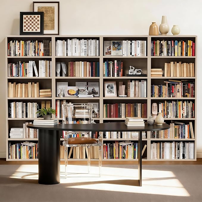 Furniwell 71" Tall Bookcase Bookshelves, 6 Tier Floor Standing Bookcases Open