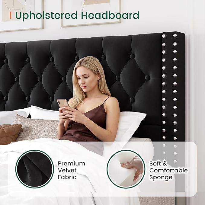 LARMACE King Size Bed Frame