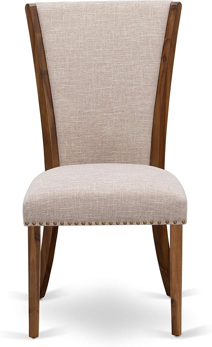 East West Furniture VEP8T04 Verona Parsons Dining Chairs
