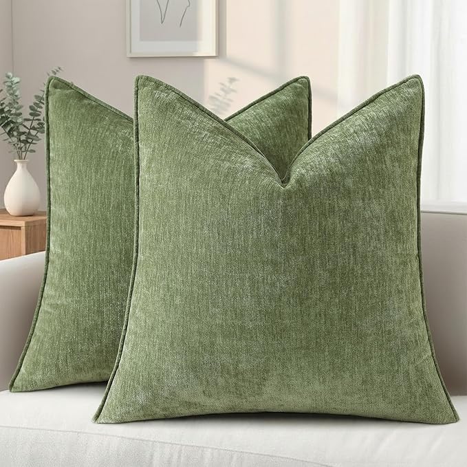decorUhome Summer Couch Euro Sham Throw Pillow Covers 26x26 Set of 2,